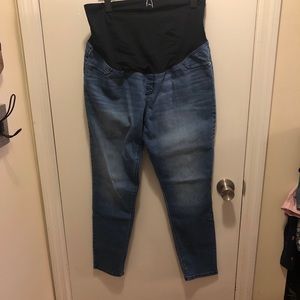 Full panel maternity jeans